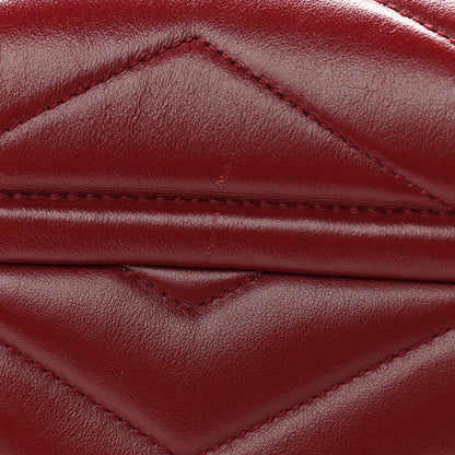 Saint Laurent Calfskin Y Quilted Monogram Medium Loulou Chain Satchel Palissandre 14 of 14