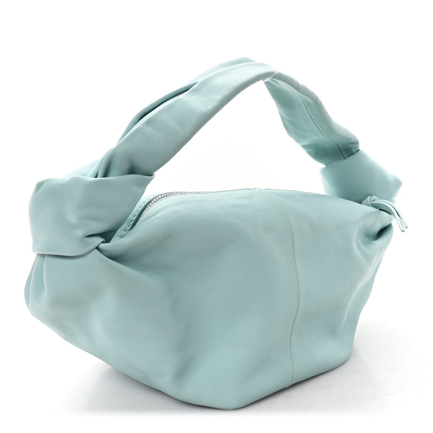 Calfskin Mini Double Knot Bag Spearmint