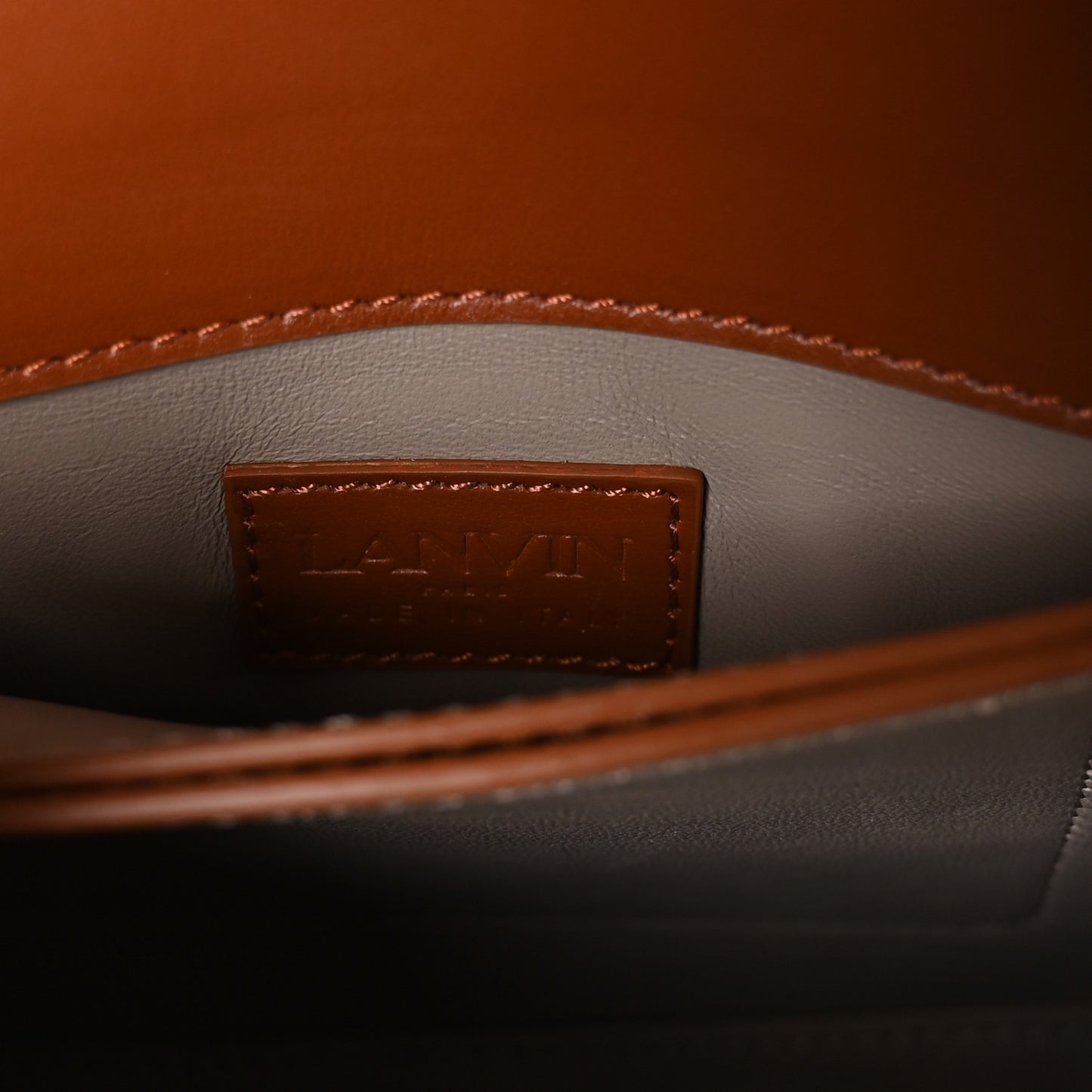 Calfskin Concerto Mini Top Handle Bag Tan