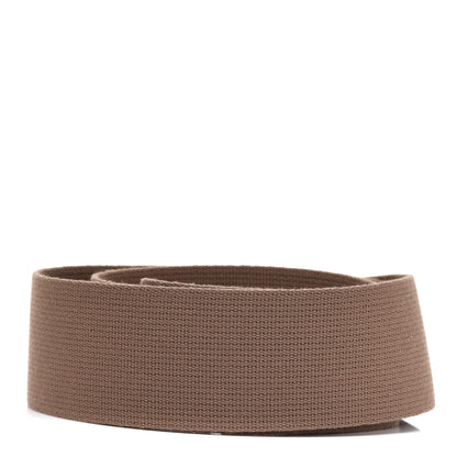 Hermes Toile Taurillon Clemence Shoulder Strap Etoupe 2 of 5