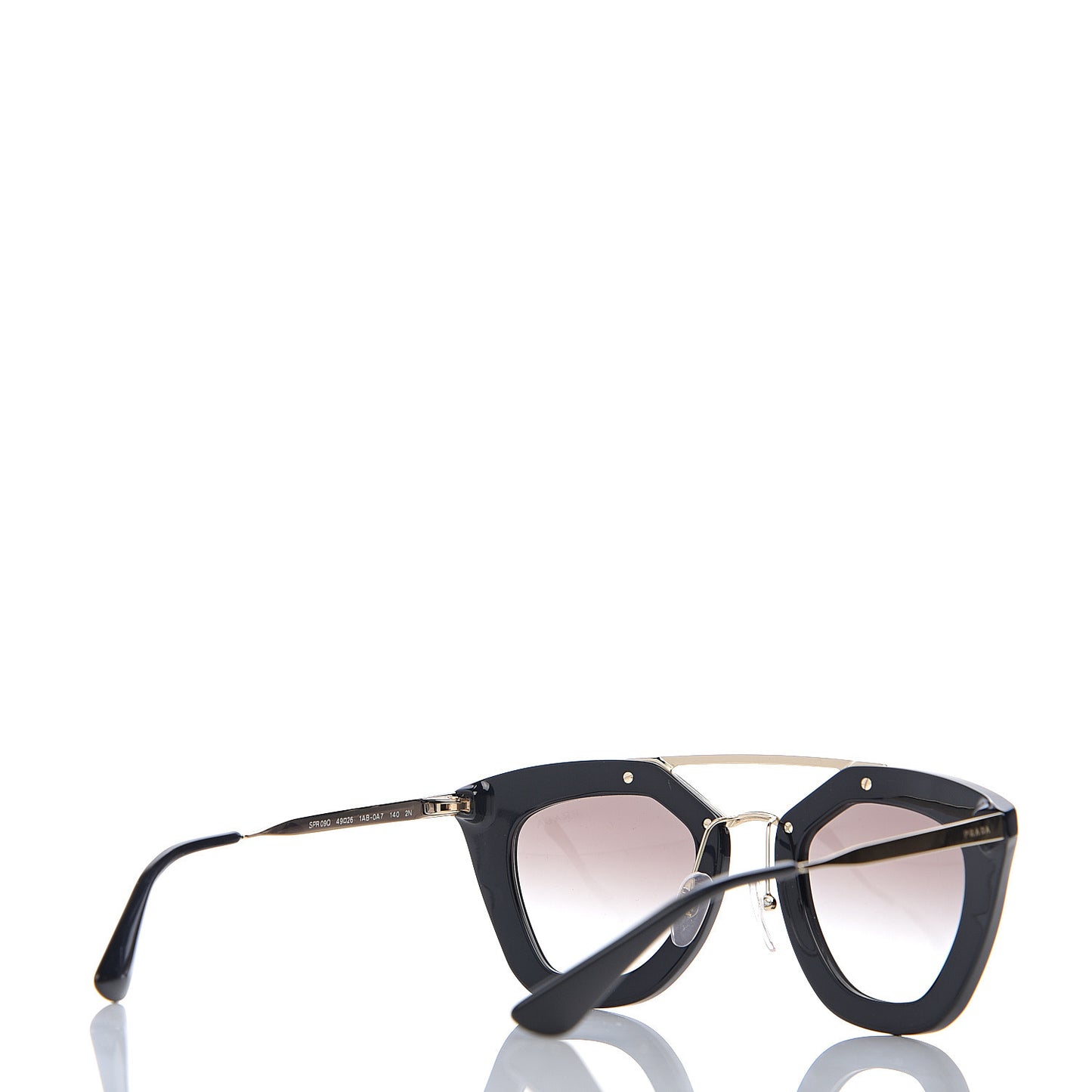 Acetate Cinema Sunglasses SPR 09Q Black