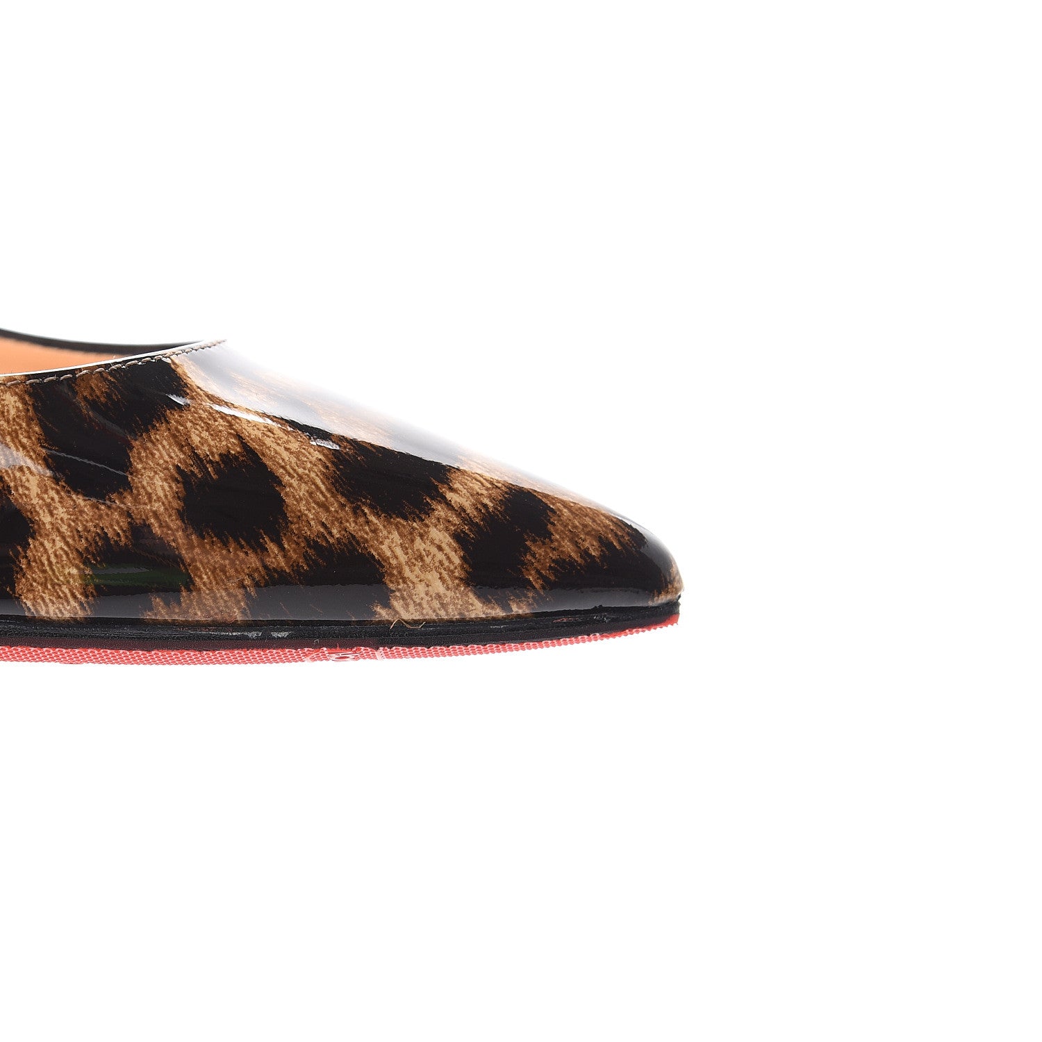 Christian Louboutin Patent Leopardino Pigalle Follies 55 Pumps 37 Brown 10 of 10