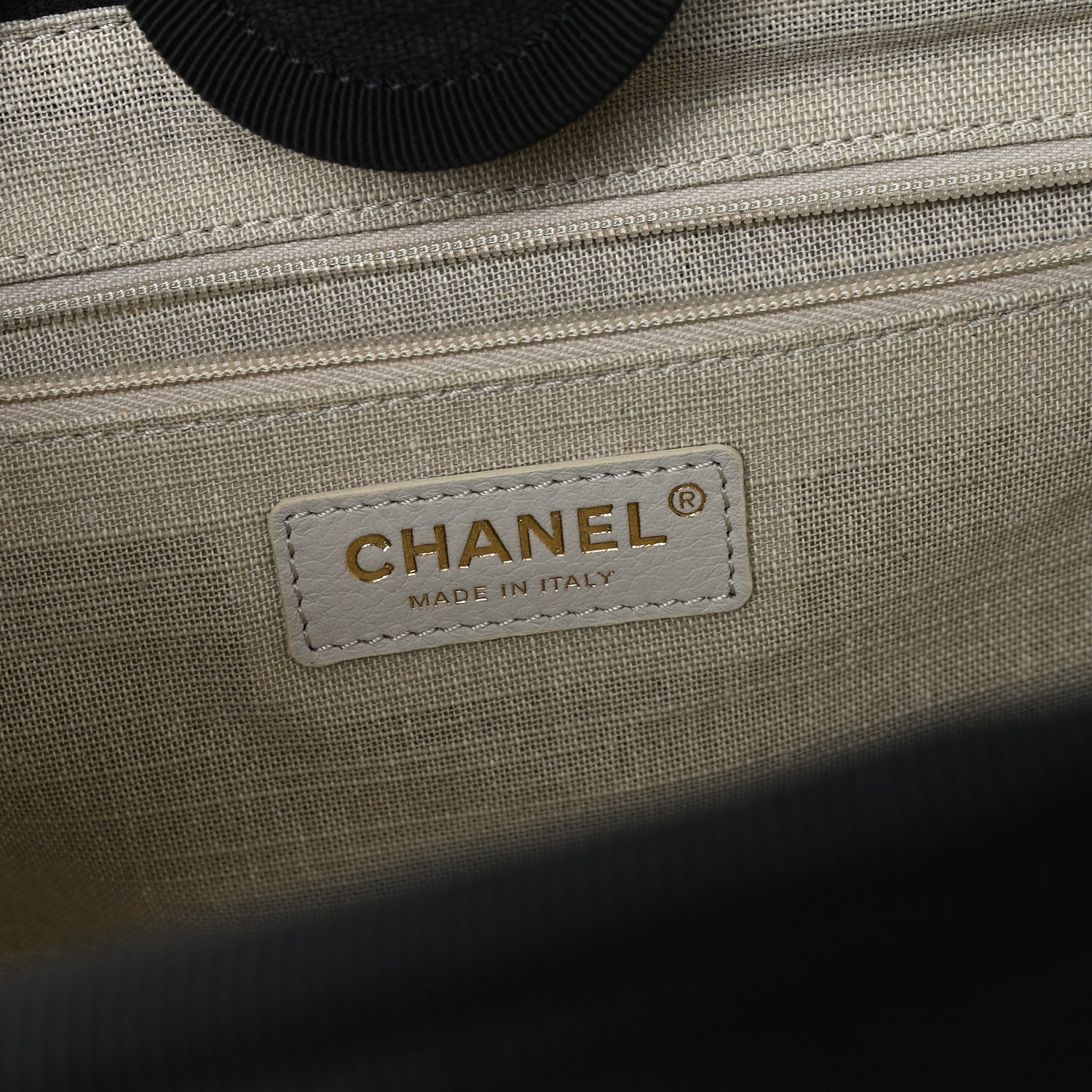 Chanel Mixed Fibers Small Deauville Tote Black 7 of 11