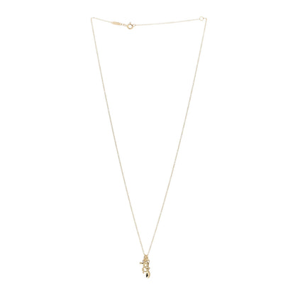 Tiffany 18K Yellow Gold Wine and Dine Pendant Necklace 3 of 4