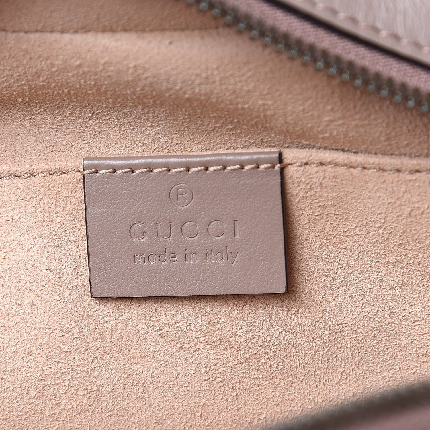 Gucci Calfskin Matelasse Small GG Marmont Chain Shoulder Bag Porcelain Rose 6 of 10