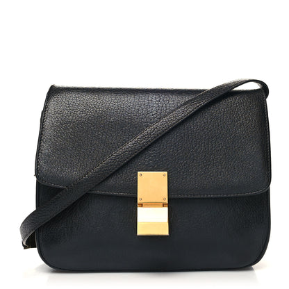 Celine Goatskin Medium Classic Box Flap Bag Black 1 of 15