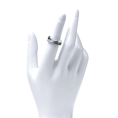 Tiffany Sterling Silver Titanium 1837 Interlocking Ring 49 5 2 of 6