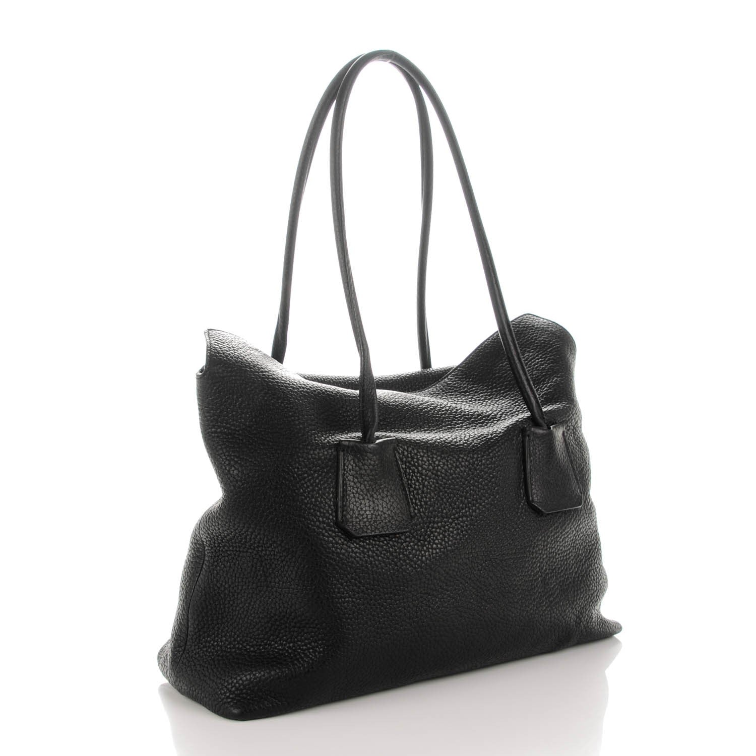 Burberry London Grainy Calfskin Medium Baynard Tote Black 3 of 11