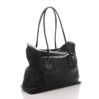 Burberry London Grainy Calfskin Medium Baynard Tote Black 3 of 11
