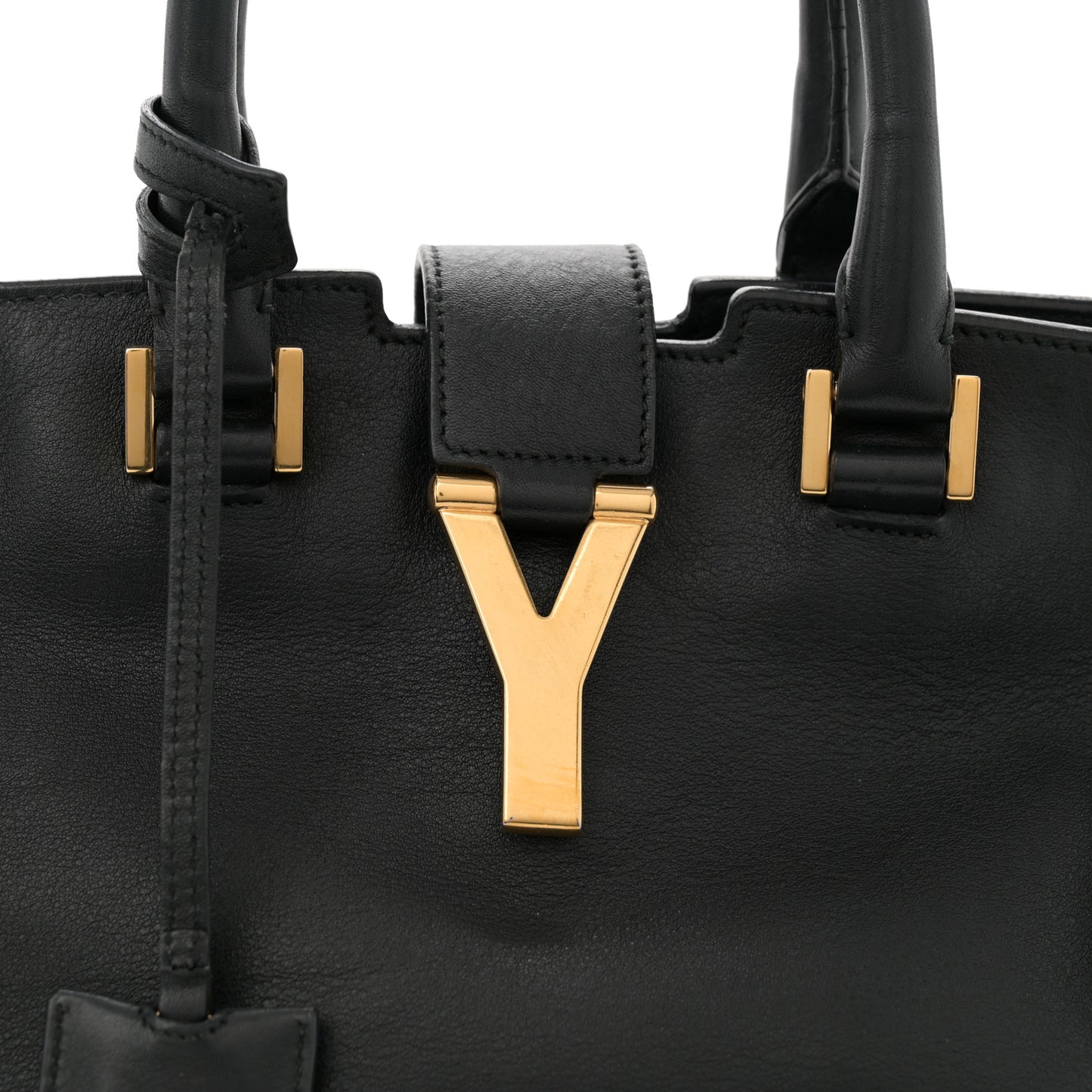 Calfskin Small Classic Y Cabas Black