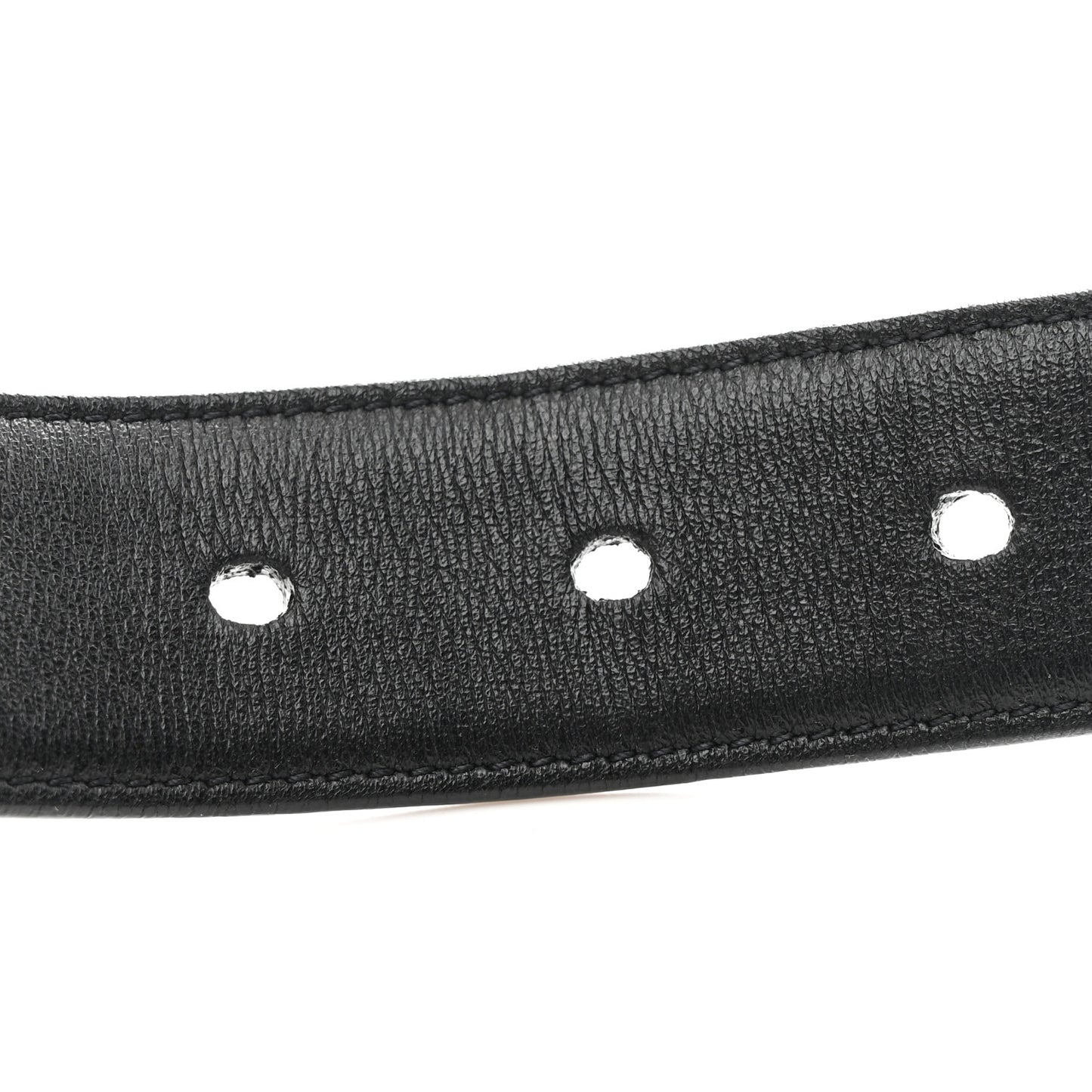 Smooth Calfskin Monogram Square Buckle Belt 70 28 Black