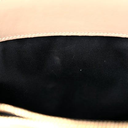 Saint Laurent Calfskin Y Quilted Monogram Medium Loulou Chain Satchel Light Natural 13 of 21