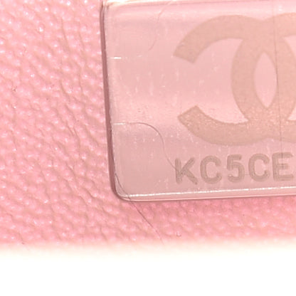 Chanel Iridescent Calfskin Quilted Mini Rectangular Flap Pink 7 of 9