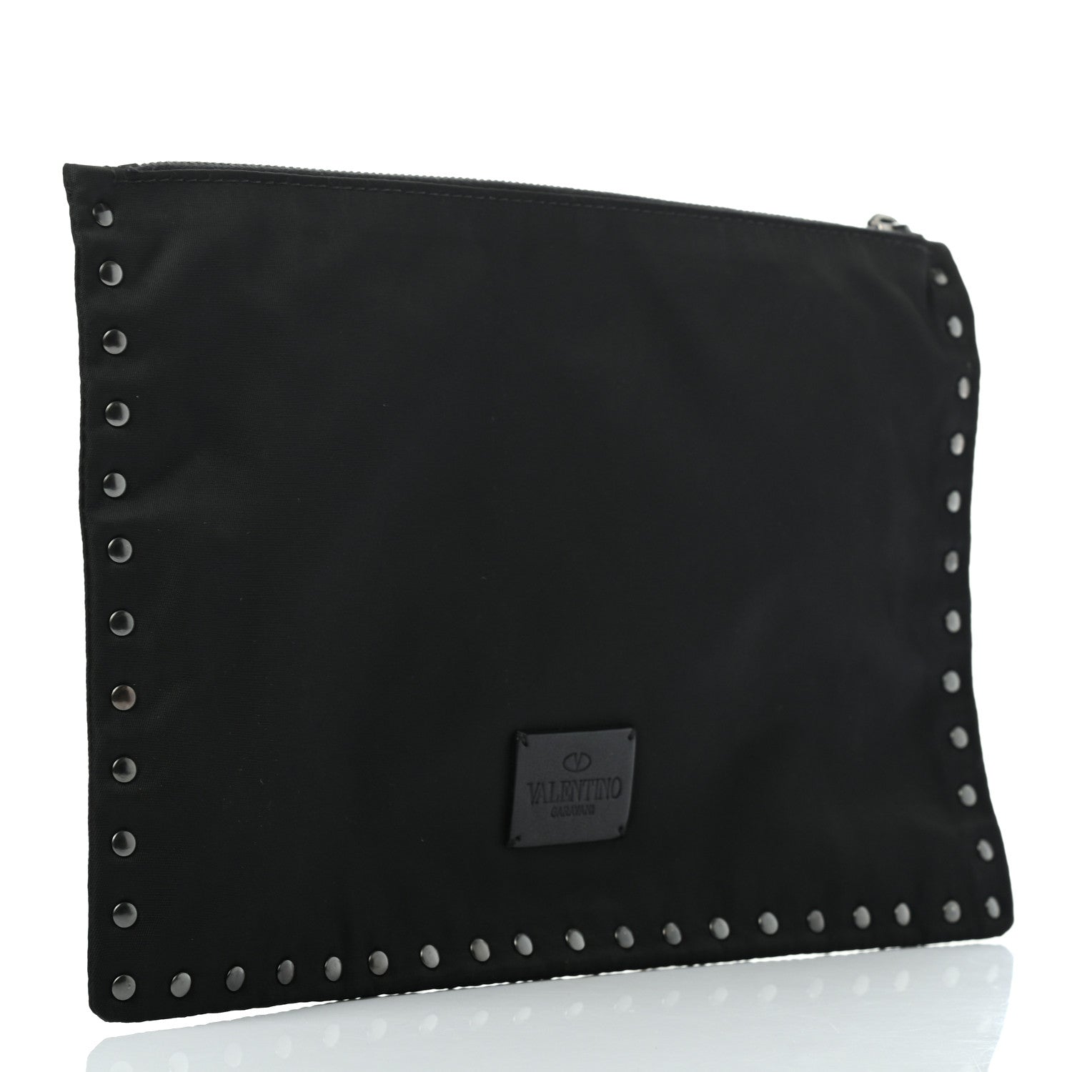 Valentino Garavani Nylon Rockstud Zip Pouch Black 3 of 6