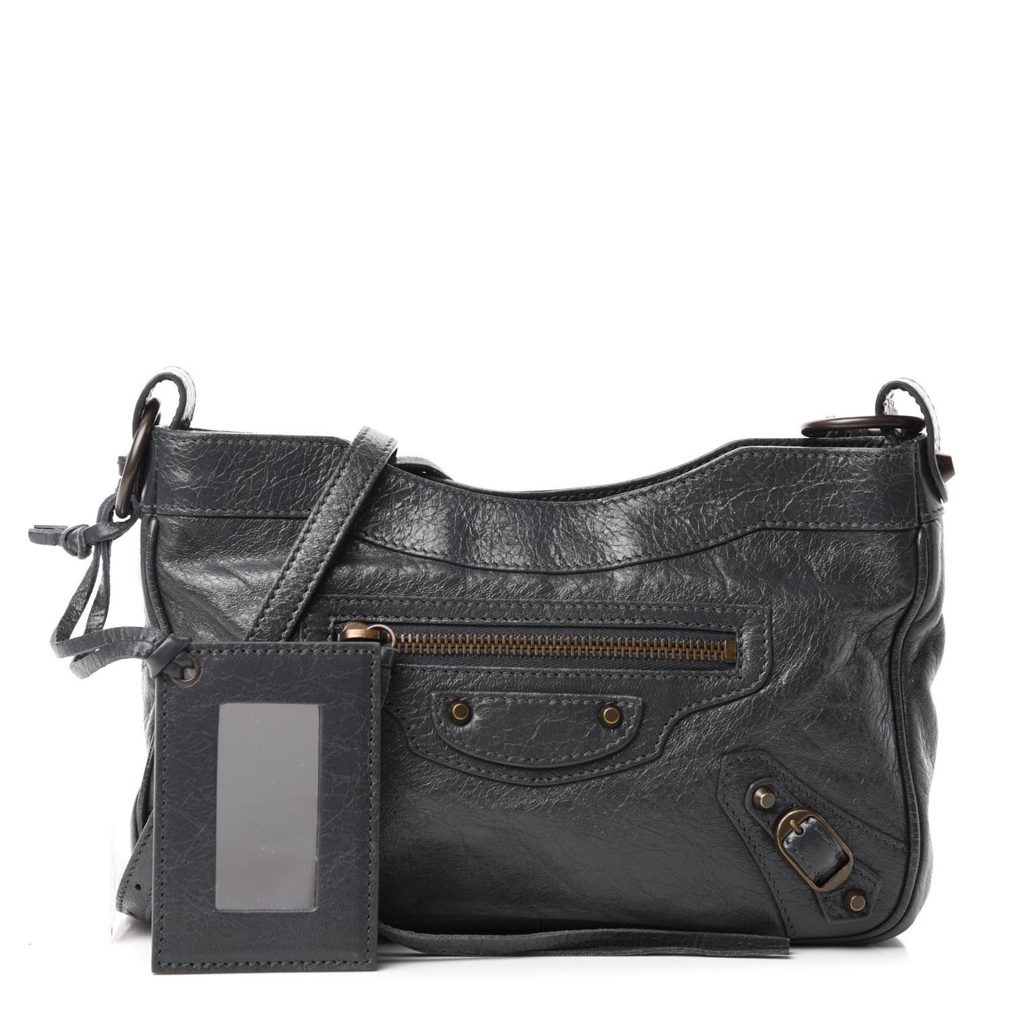 Agneau Classic Hardware Hip Gris Fossile
