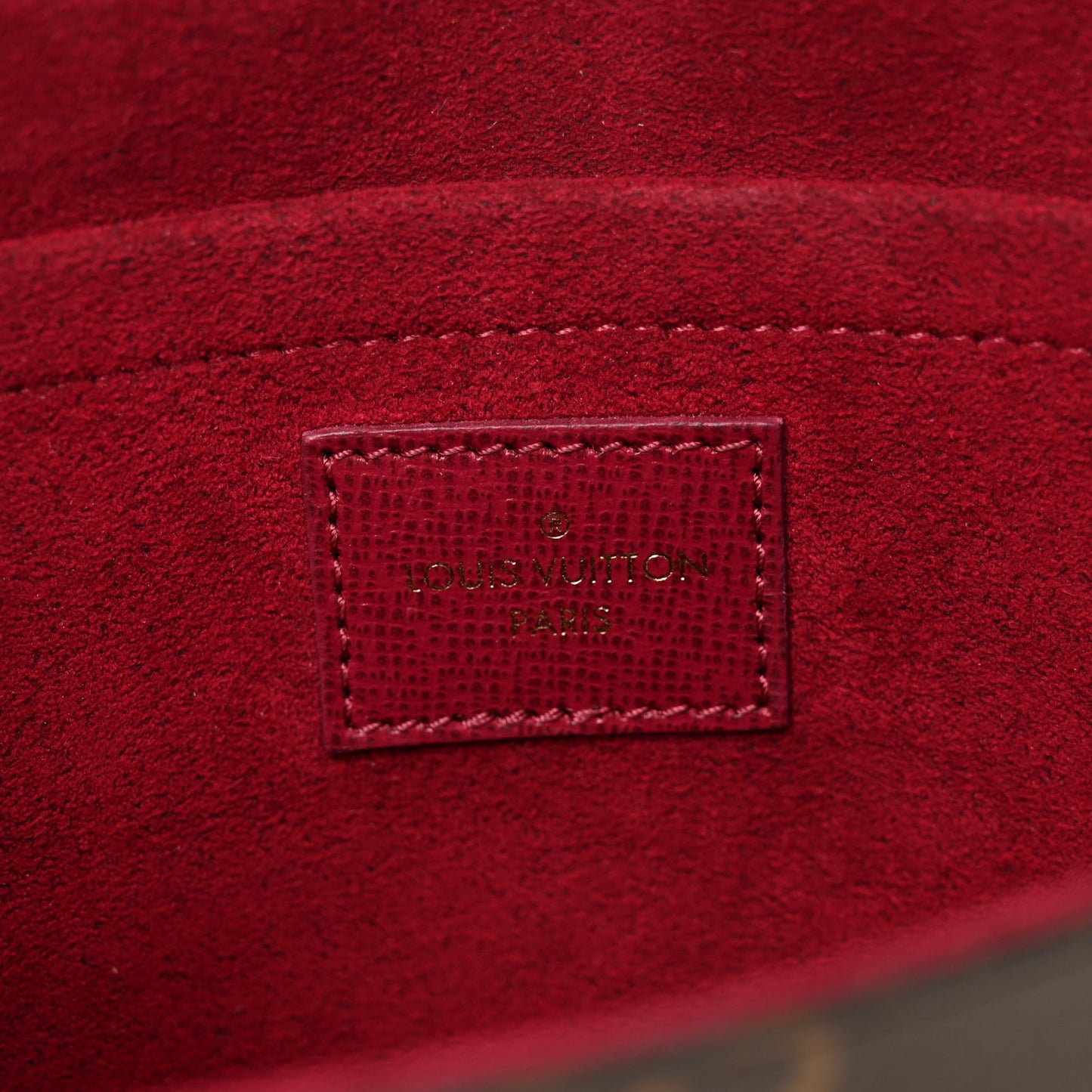 Monogram Pochette Felicie Chain Wallet Fuchsia