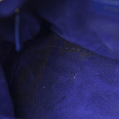 Saint Laurent Calfskin Classic Duffle 6 Blue 12 of 14