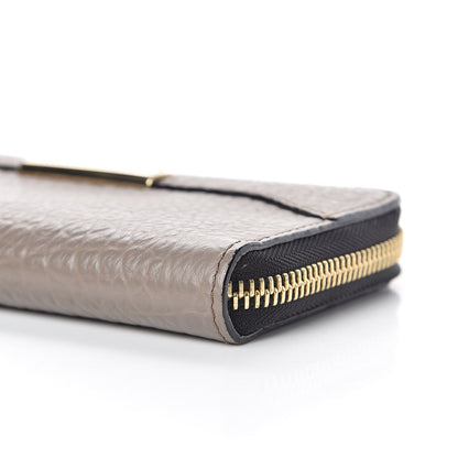 Burberry Heritage Grain Zip Around Wallet Pale Taupe 10 of 11