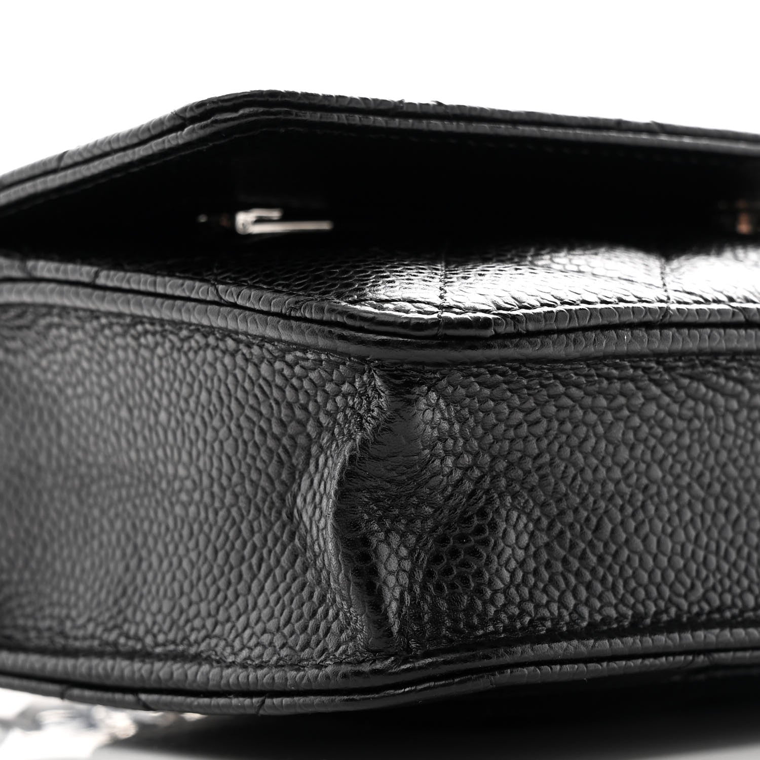 Chanel Caviar Quilted Wallet on Chain WOC Black 10 of 12