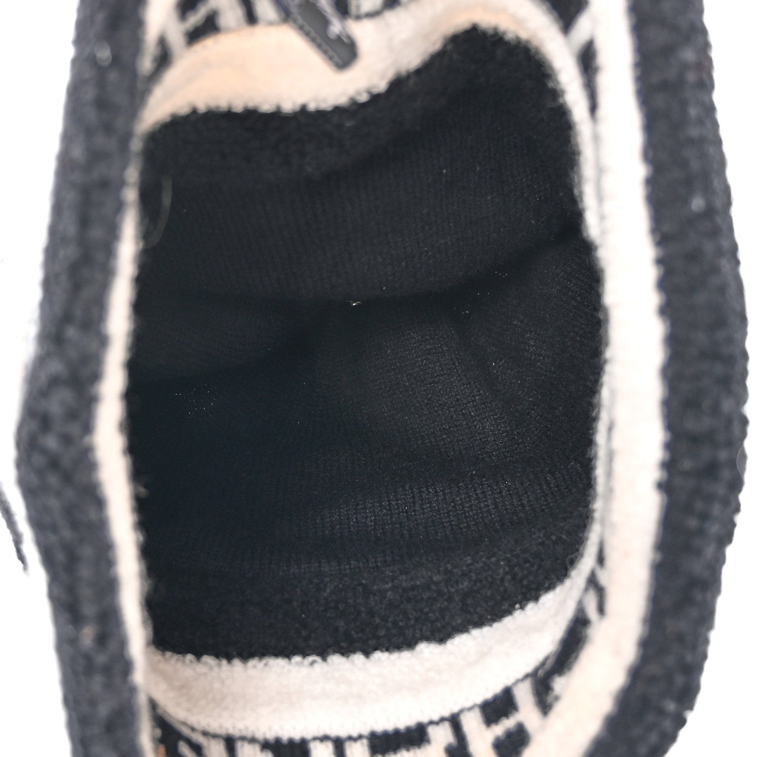 Chanel Cashmere CC Beanie Hat Ecru Black 4 of 7