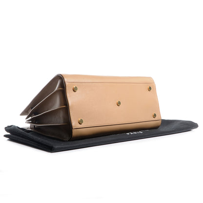 Saint Laurent Grained Calfskin Small Sac De Jour Dark Beige 4 of 9