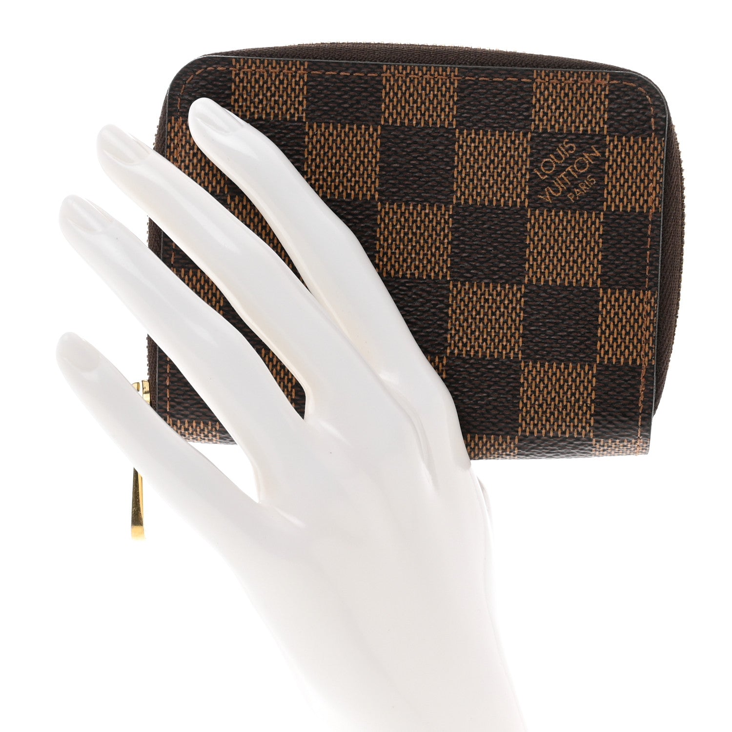 Louis Vuitton Damier Ebene Zippy Coin Purse 2 of 7