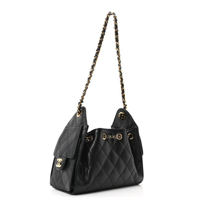 Chanel Caviar Quilted Mini Chanel 25 Handbag Black 3 of 10
