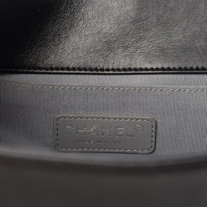 Chanel Calfskin Quilted Medium Boy Flap Black 8 of 10