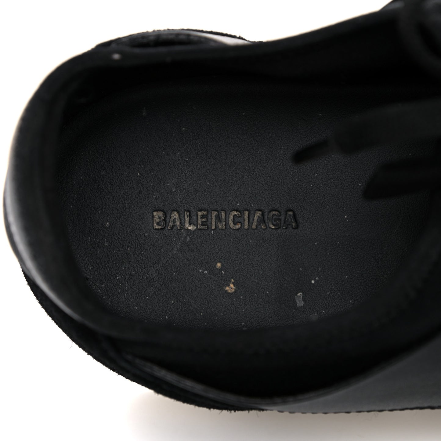 Mesh Calfskin Neoprene Suede Mens Race Runner Sneakers 45 Black