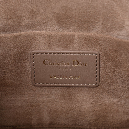 Christian Dior Lambskin Cannage Small Diortravel Vanity Case Warm Taupe 6 of 10