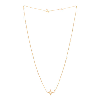 Louis Vuitton 18K Yellow Gold Diamond Idylle Blossom Pendant Necklace 3 of 4