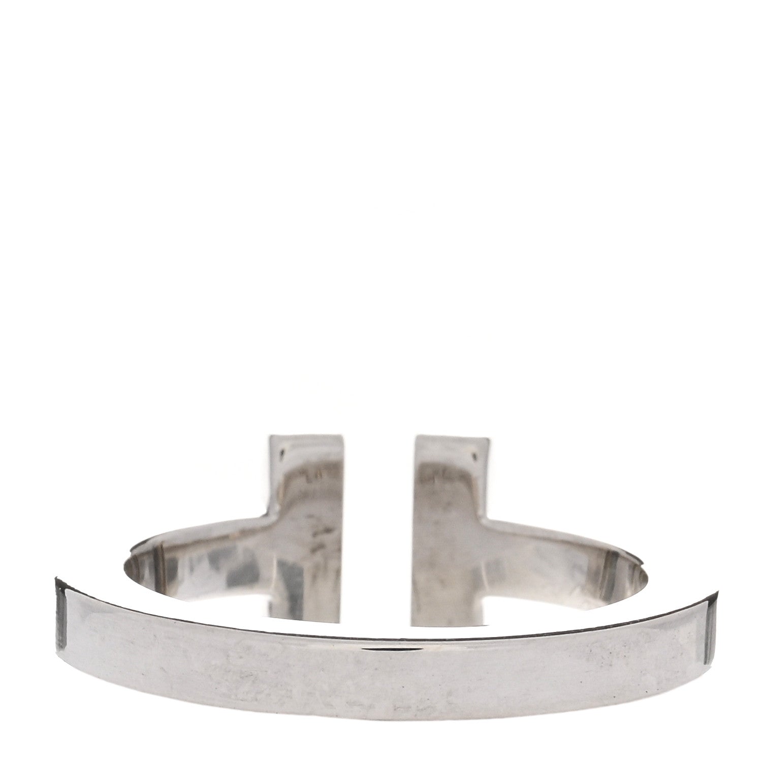 Tiffany Sterling Silver T Square Ring 52 6 3 of 4