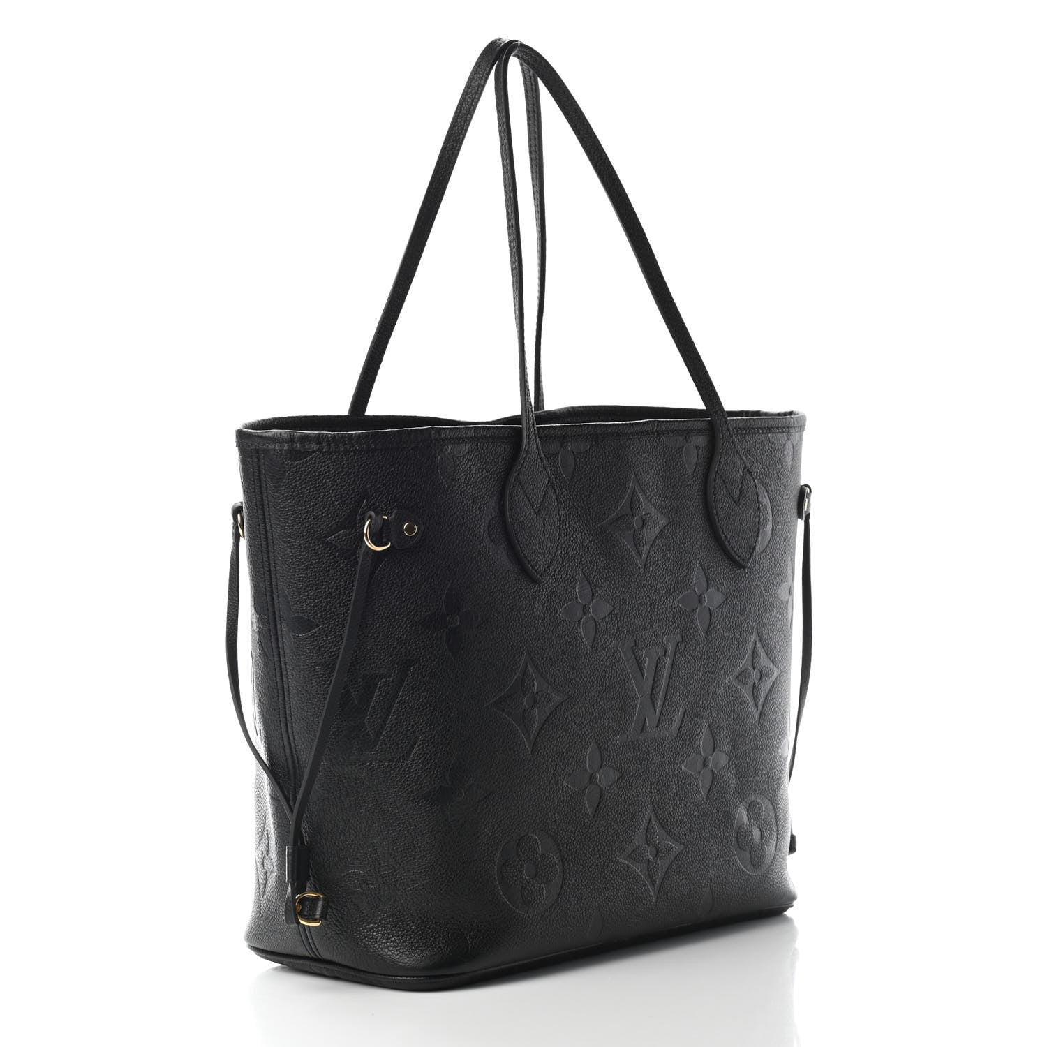 Louis Vuitton Empreinte Monogram Giant Neverfull MM Black 4 of 9