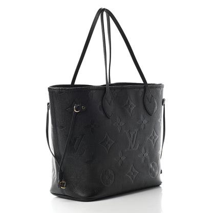 Louis Vuitton Empreinte Monogram Giant Neverfull MM Black 4 of 9
