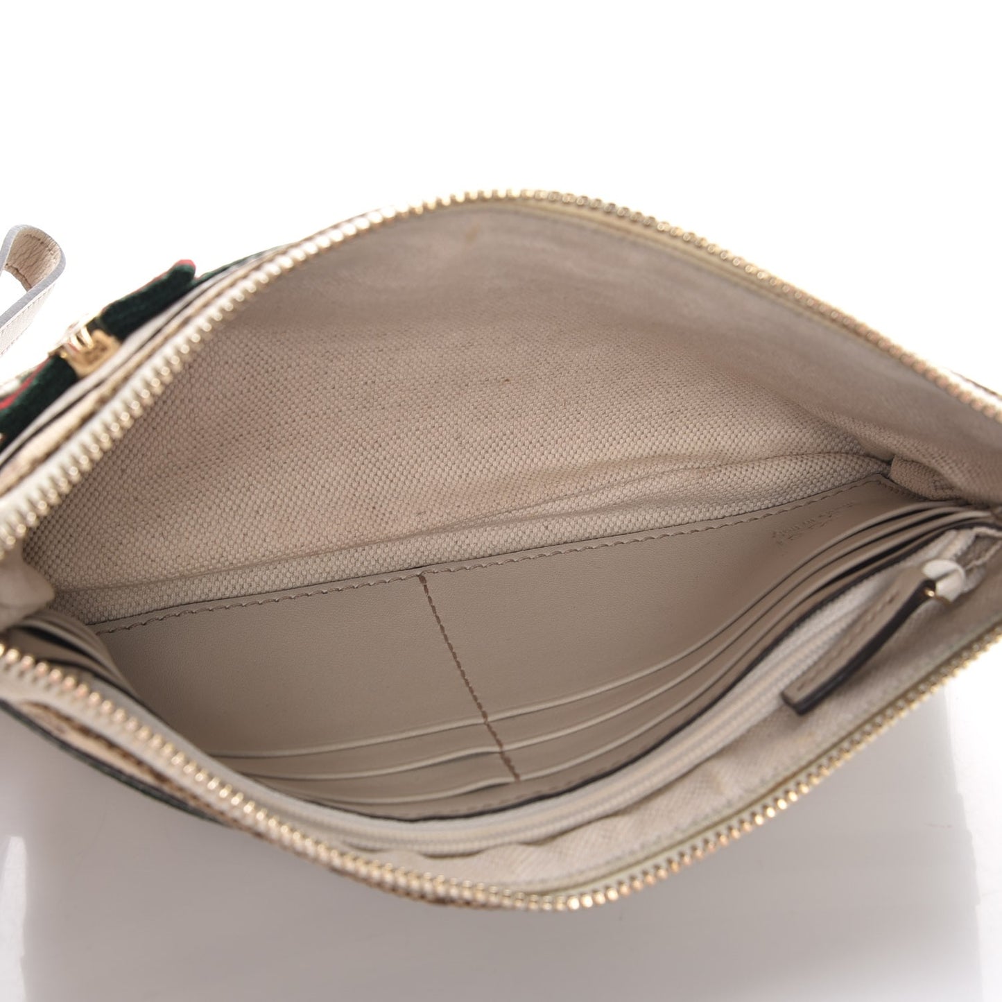 Monogram Mayfair Wristlet Off White