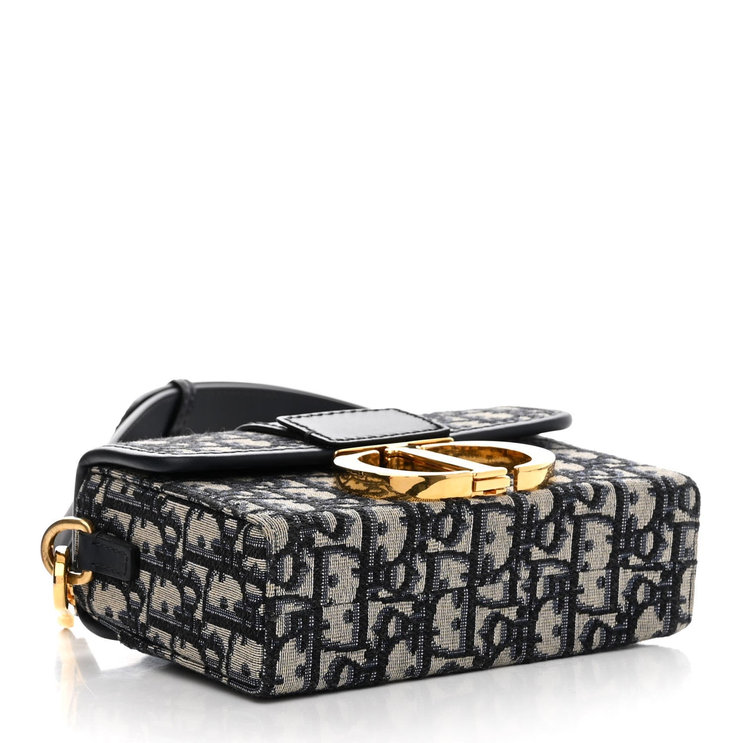 Christian Dior Oblique 30 Montaigne Box Bag Blue 4 of 9
