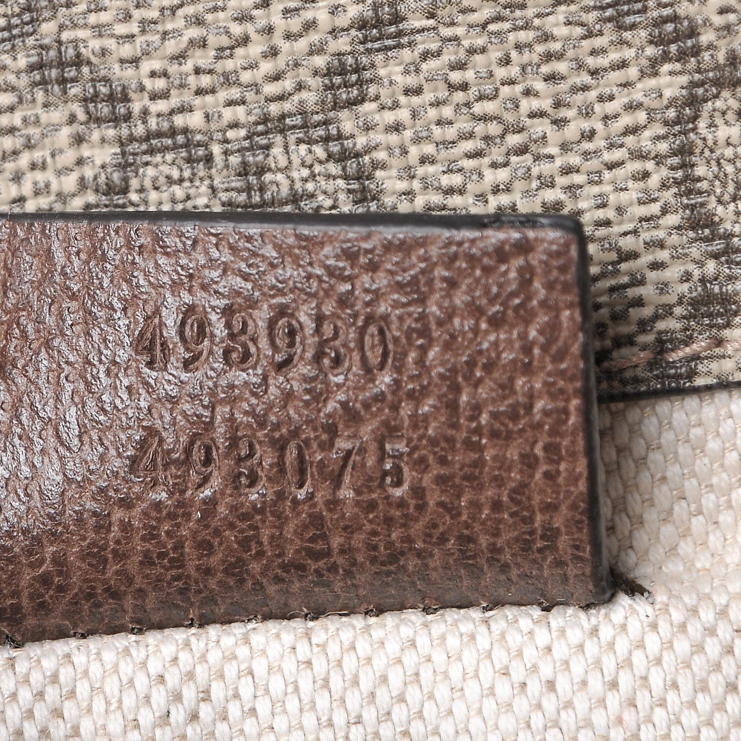 Gucci GG Supreme Monogram Neo Vintage Web Belt Bag Brown 7 of 7