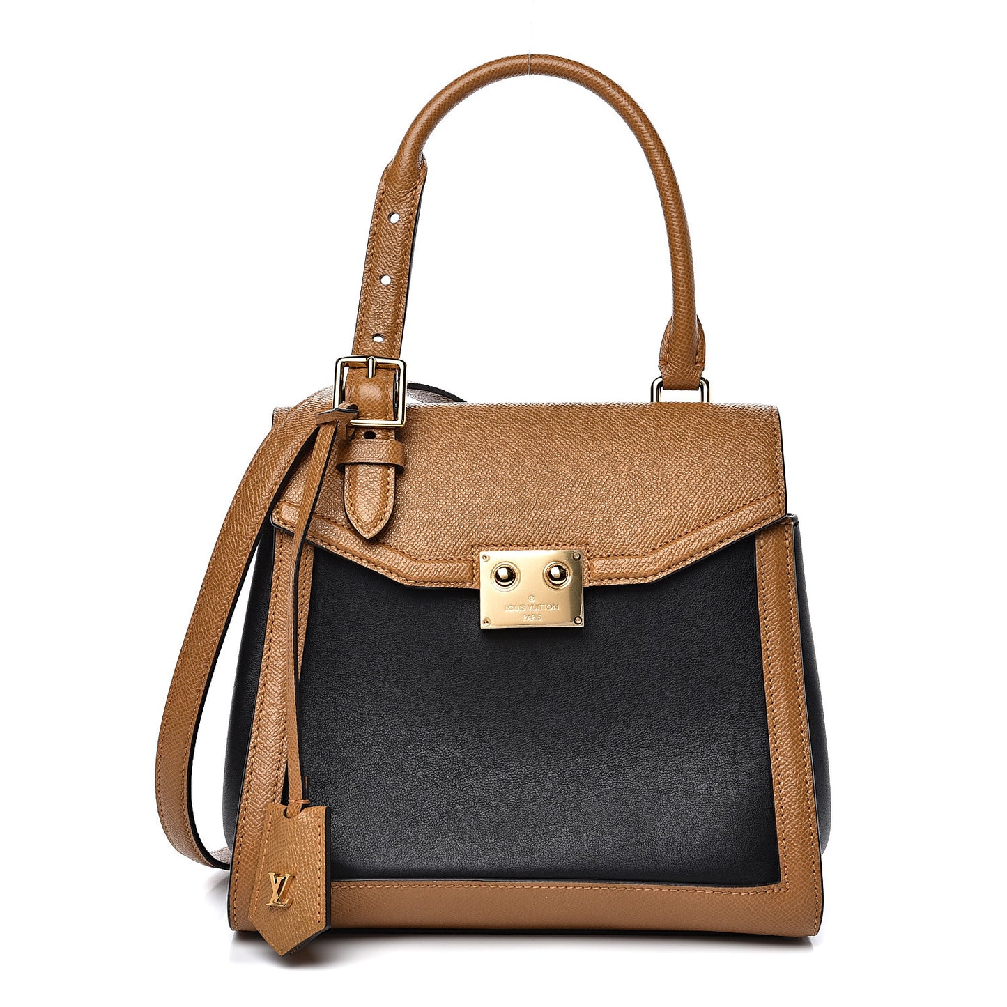 Grained Smooth Calfskin The LV Arch Cereal Black