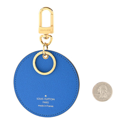 Louis Vuitton Monogram 2019 Christmas Animation Venice Bag Charm Key Ring Blue 2 of 4