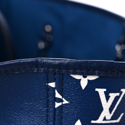 Louis Vuitton Monogram Escale Neverfull MM Blue 10 of 13