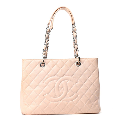 Chanel Caviar Quilted Grand Shopping Tote GST Light Pink 1 of 13