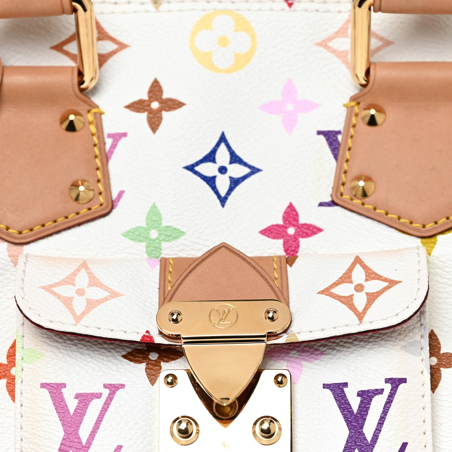 Monogram Multicolor Speedy 30 White