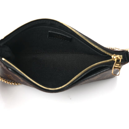 Louis Vuitton Monogram Pallas Clutch Black 5 of 9