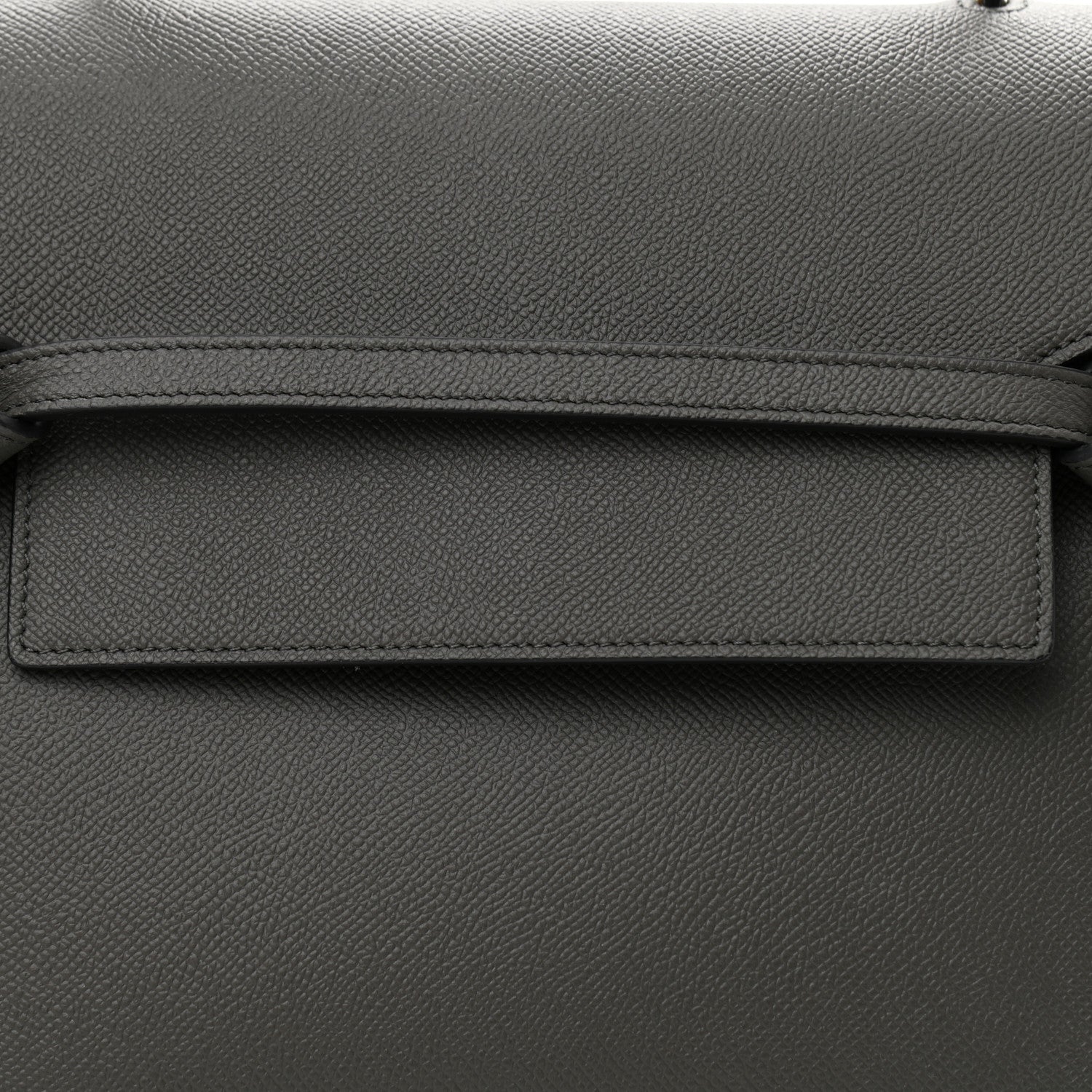 Celine Grained Calfskin Mini Belt Bag Grey 9 of 11