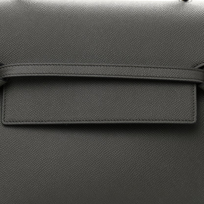 Celine Grained Calfskin Mini Belt Bag Grey 9 of 11