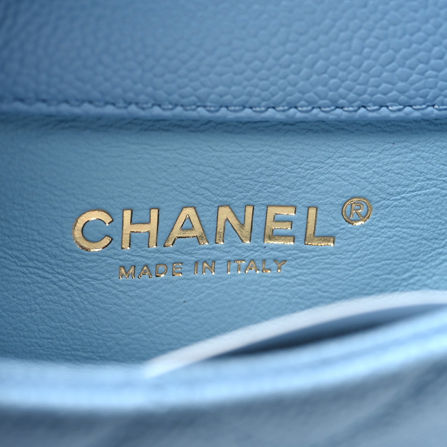 Chanel Shiny Caviar Pick Me Up Flap Belt Bag Light Blue 7 of 11
