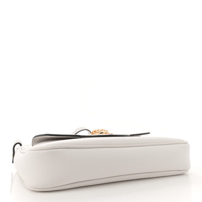 Versace Grained Calfskin La Medusa Mini Crossbody Bag White 4 of 10
