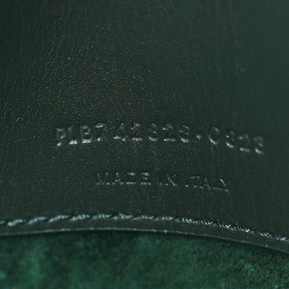 Saint Laurent Shiny Calfskin Le 37 Bucket Bag Vert Fonce 8 of 11
