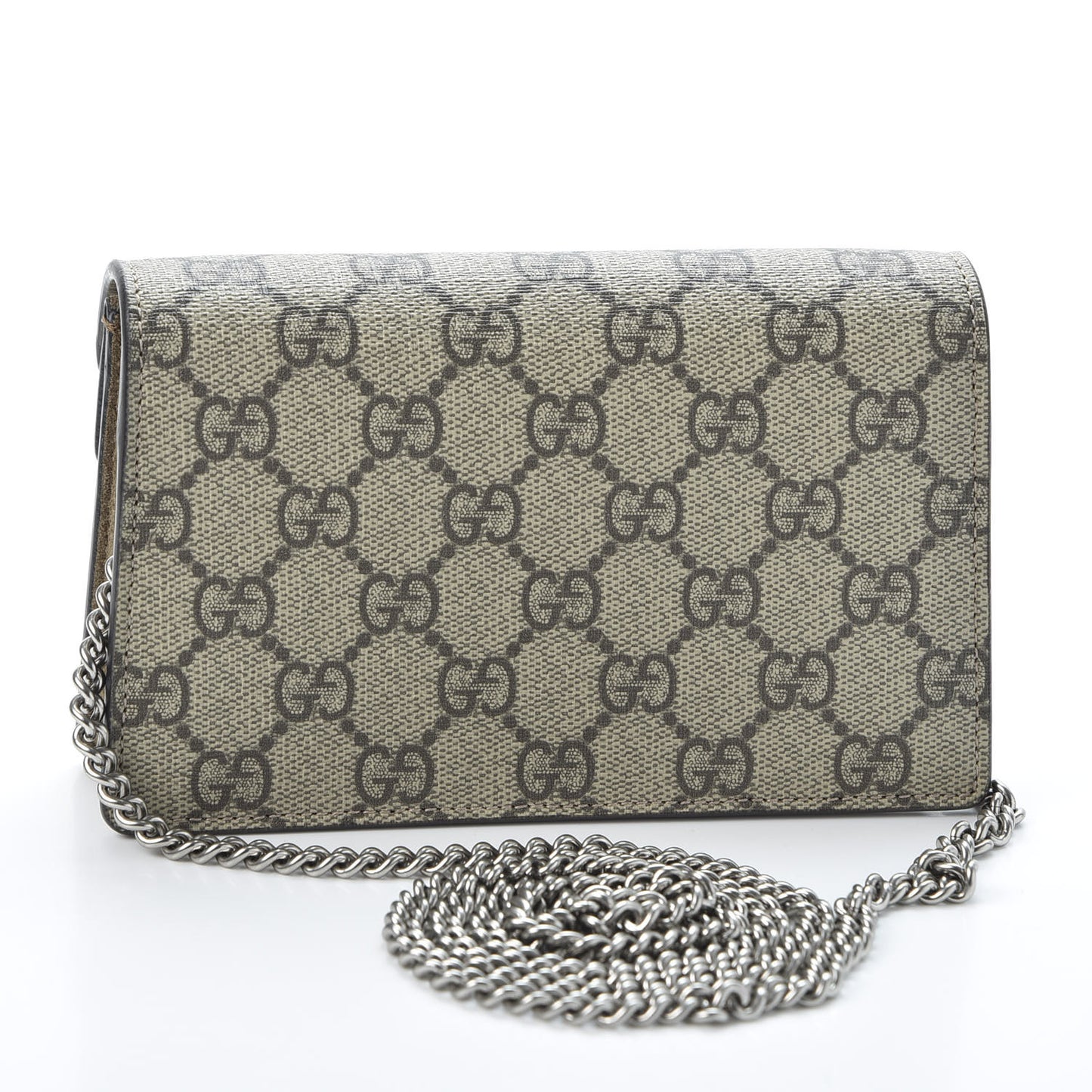 GG Supreme Monogram Super Mini Dionysus Shoulder Bag Taupe