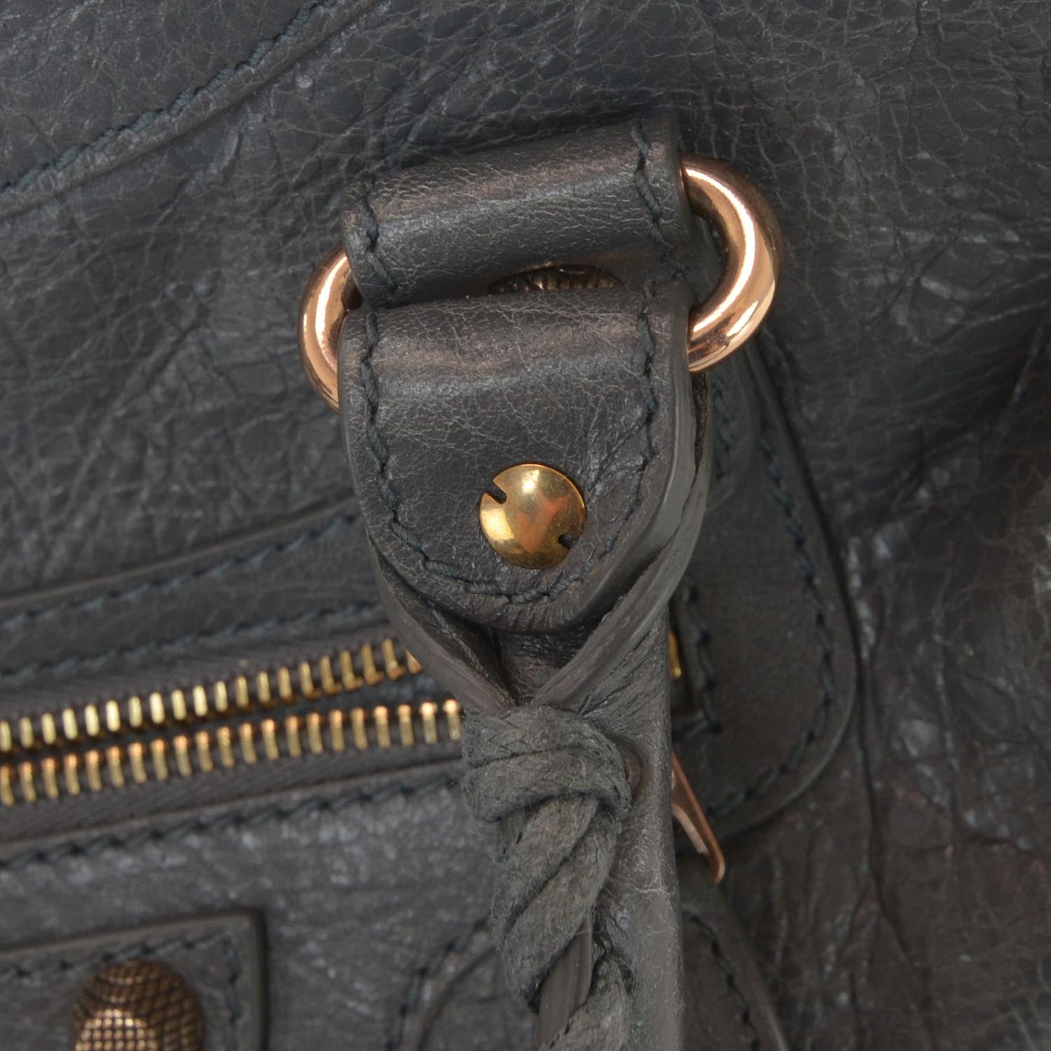 Balenciaga Agneau Giant 12 Rose Gold Hardware City Gris Tarmac 5 of 11